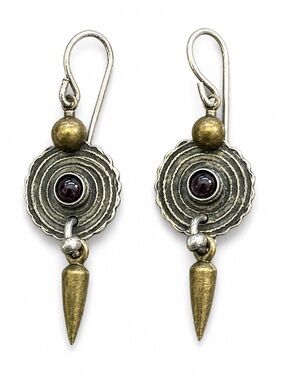 Vintage Boho Spike Dangle Earrings